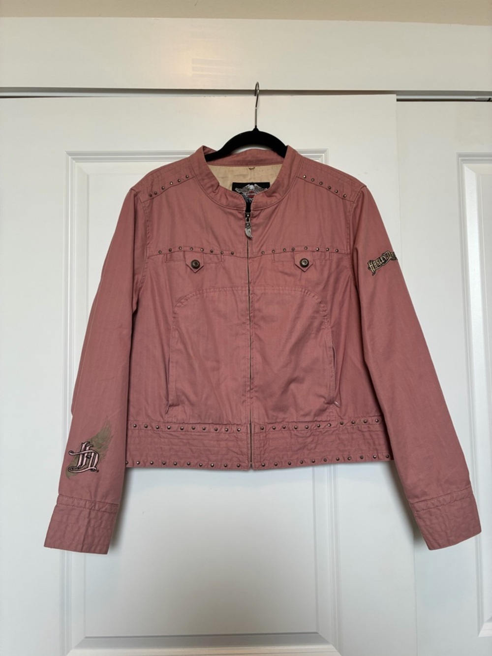 Harley-Davidson Pink Stud-Trim Utility Jacket
